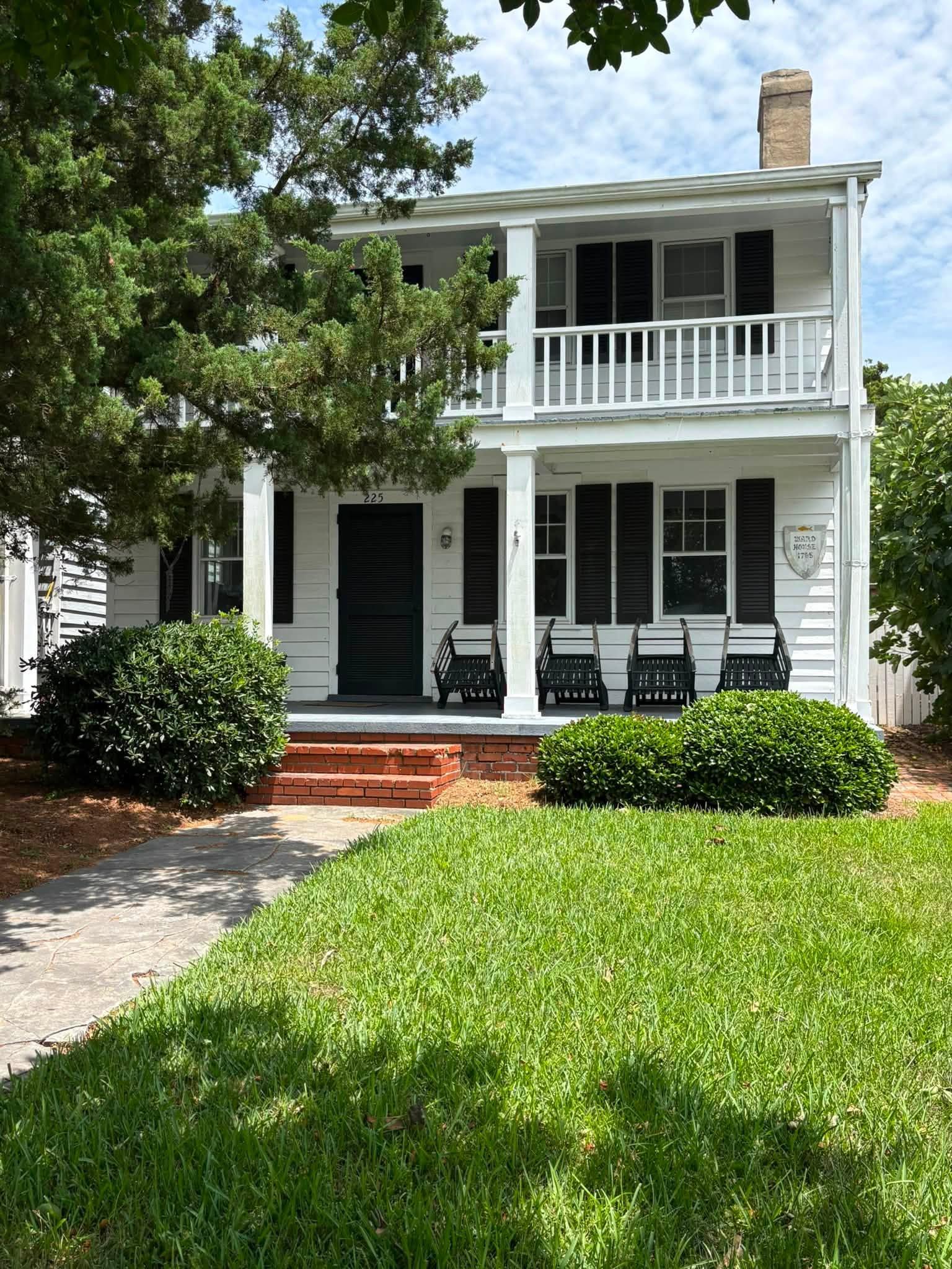 Historic white Beaufort home